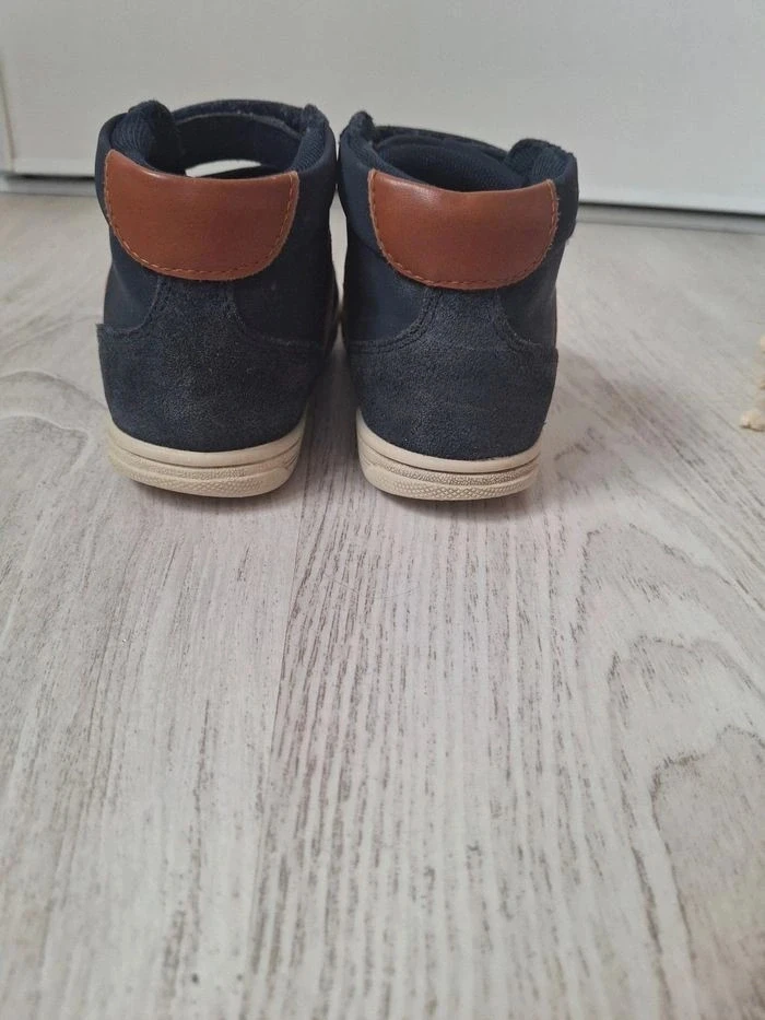 Zapatos/Zapatillas altas marrones/azul marino Vertbaudet - Talla 26 – photo 6